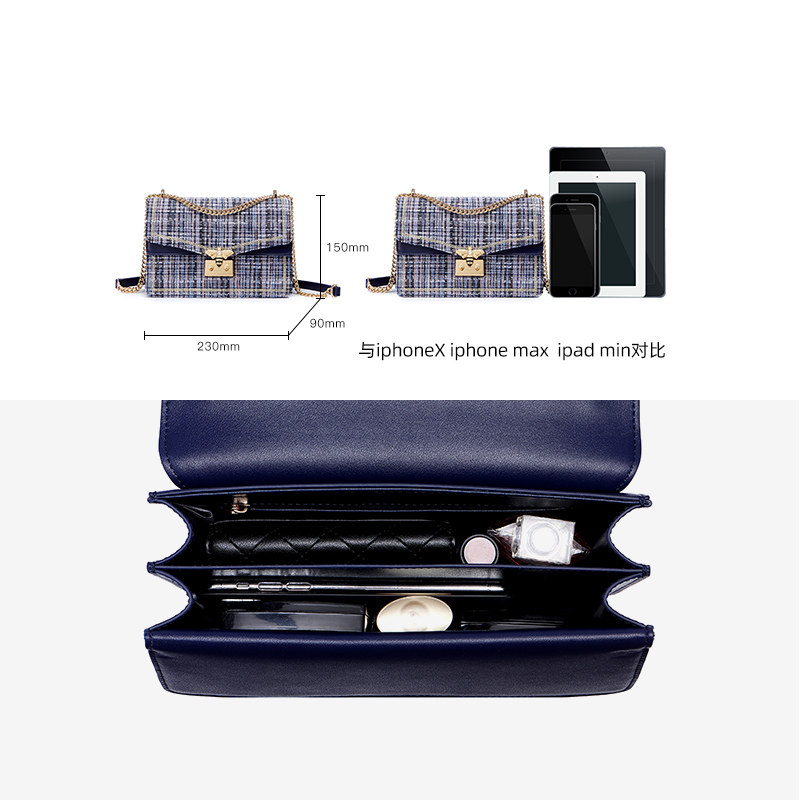 nu纽芝兰2020新款潮小众ck链条包 纽芝兰箱包女士包袋