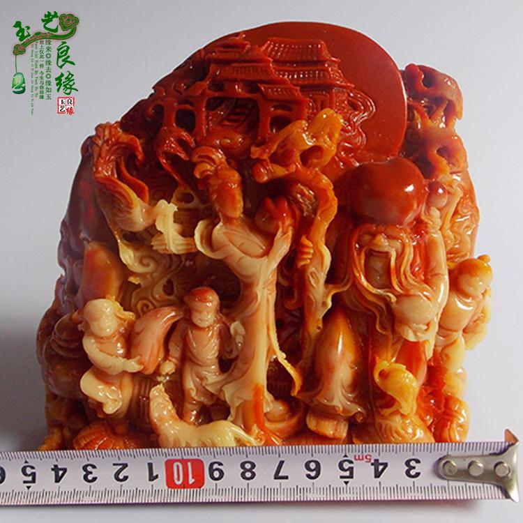 奇石寿山石原石雕刻石雕麻姑献寿玉摆件玉雕镇宅风水珠宝玉石玉器 奇石寿山石原石雕刻石雕麻姑献寿玉摆件玉雕镇宅风水珠宝玉石玉器