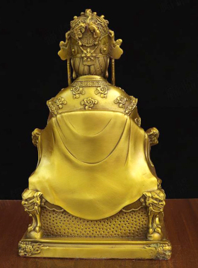 黄铜龙五爷像五台山广济龙王