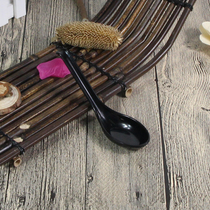 50 only upscale Dense Amine Hook Spoon Hotel Hotel Pull Noodle Soup Spoon Color Long Handle Imitation Porcelain Resistant and Bend Spoon