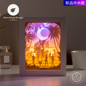 抖音同款光影纸雕灯海
