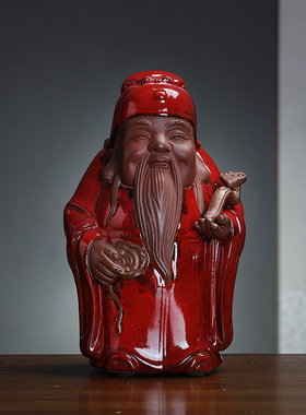 陶瓷祝福简约现代福禄寿摆件
