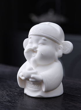 陶瓷财神爷摆件招财风水财神