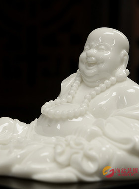 大师灯座工艺品车载摆件德化陶瓷