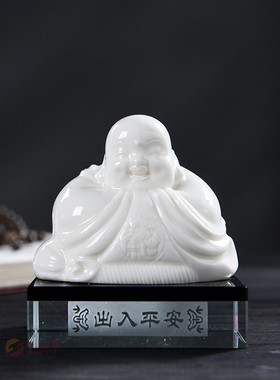 摆件汽车工艺品哈哈佛德化白瓷