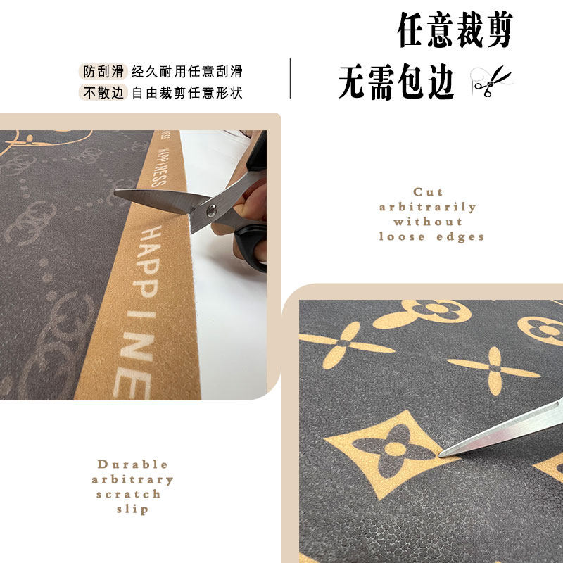 高端pvc入户门地垫防水防滑进门门口家用脚垫可擦免洗可剪裁垫子_虎窝淘