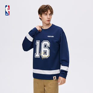 【50元】NBA官方冰球服圆领速干上衣长袖