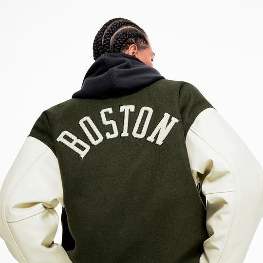 NBA官方正品MITCHEL &NESS湖人/凯尔特人新款秋冬休闲男女款夹克