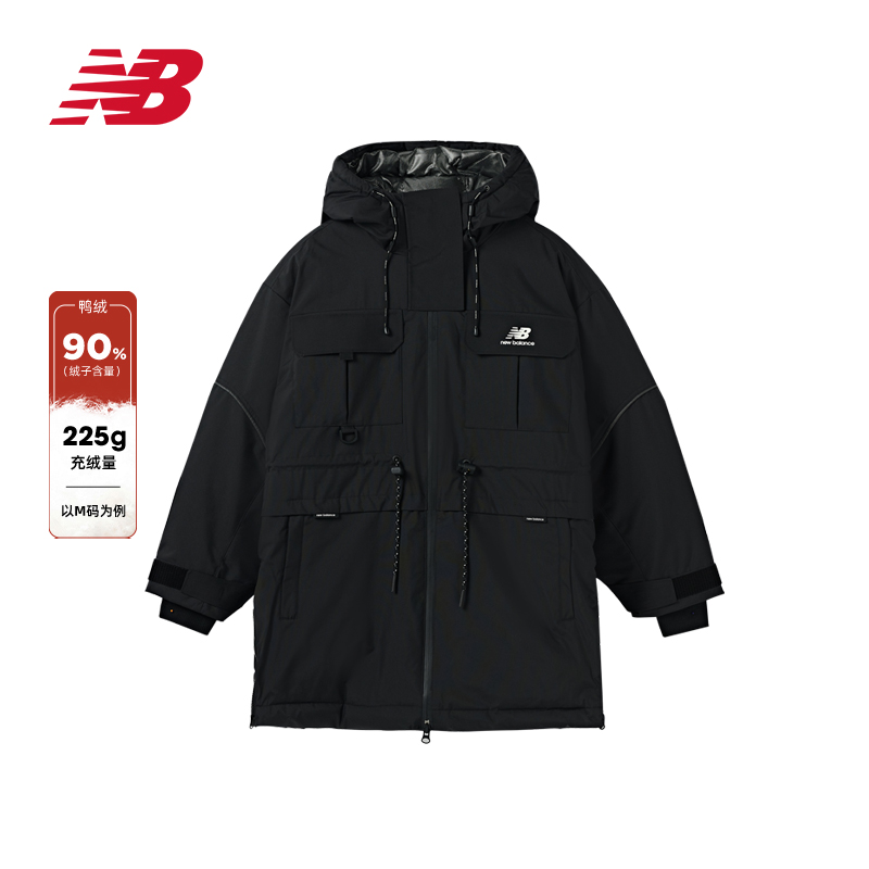 New Balance NB正品奥莱特价女羽绒服冬工装运动休闲宽松保暖外套 - 图3