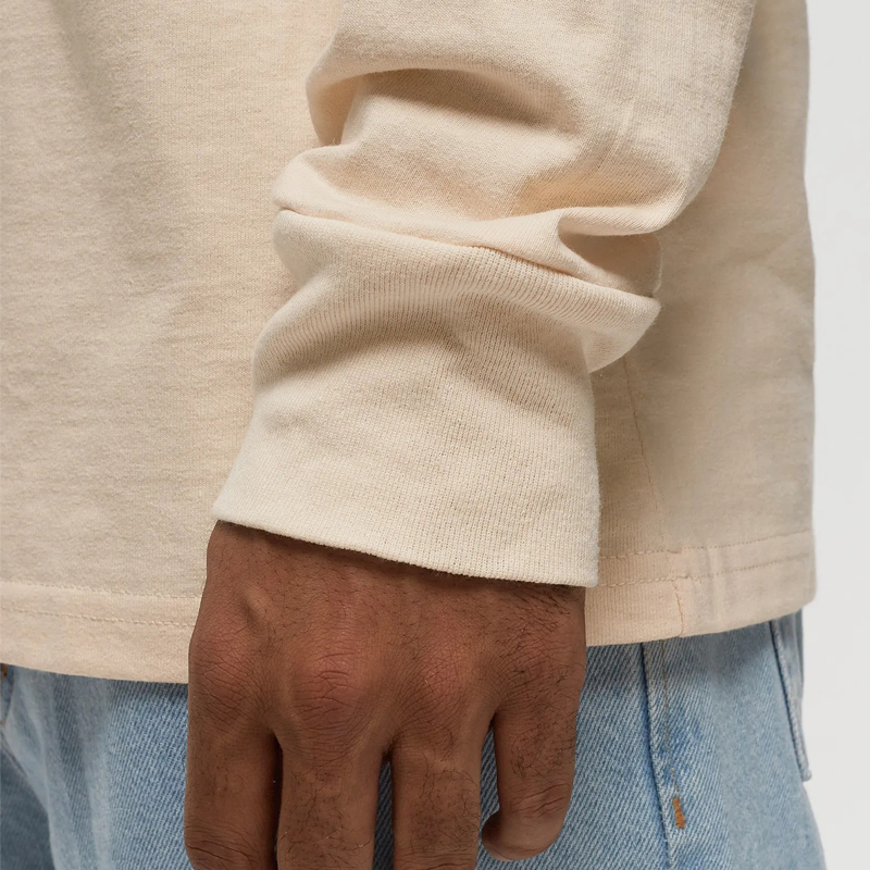 New Balance NB Made美产男款纯棉休闲长袖POLO衫卫衣T恤 MT33545 - 图1