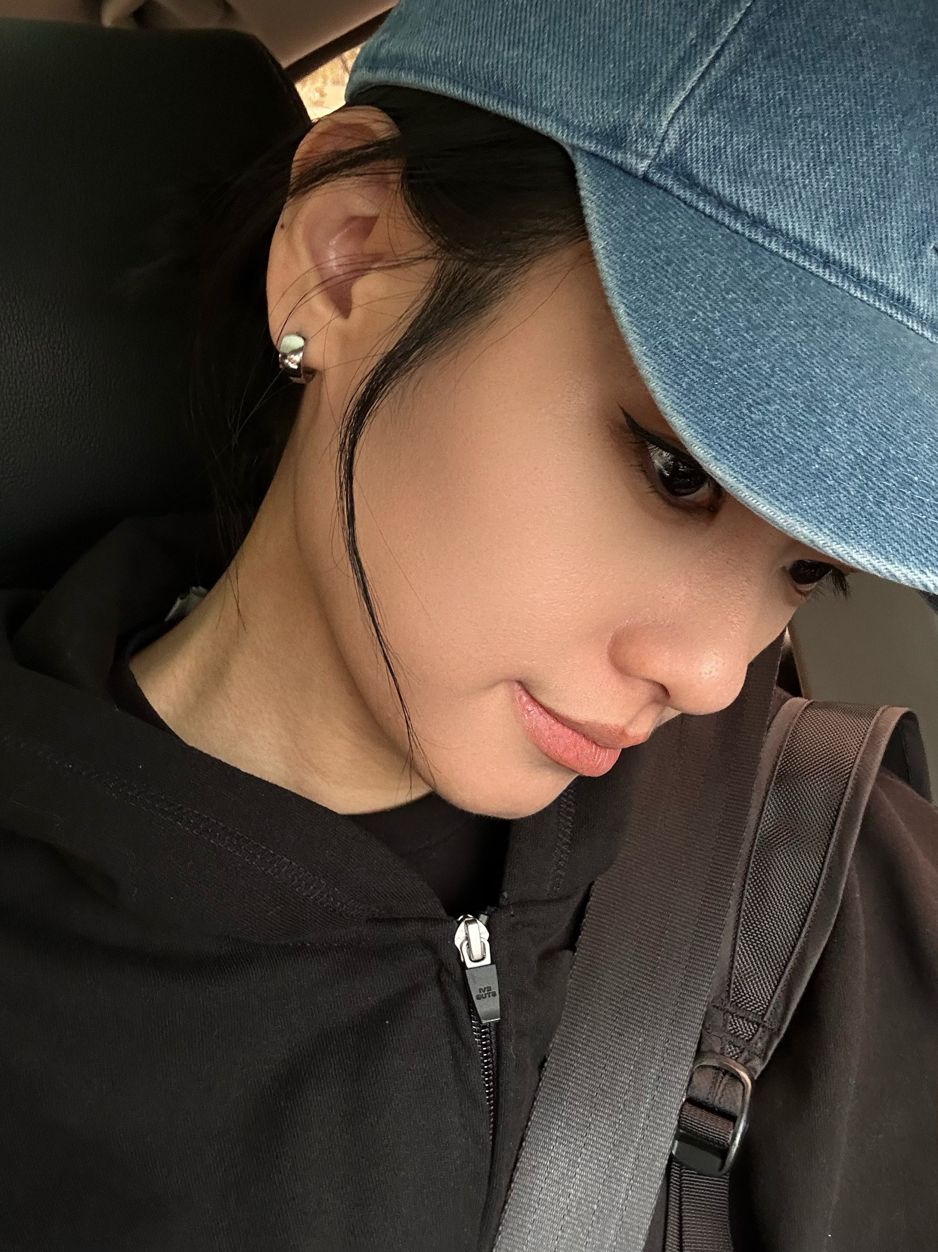 734号高亮简约耳扣日常通勤耳环小圈圈耳钉耳骨环钛钢不掉色 - 图3