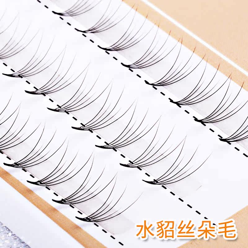 山茶花开花嫁接睫毛 单簇朵毛一簇5根自然舒适