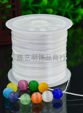 扁形弹力线diy佛珠水晶皮筋