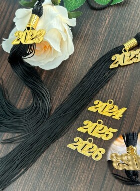 批.发流苏国外流苏带年份可定制年份流苏博士帽配件流苏2023 2024