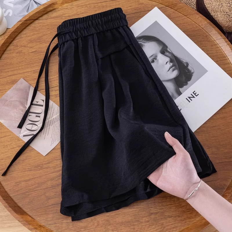 清仓捡漏冰丝棉麻休闲短裤女高腰大码小个子梨形身材阔腿裙裤外穿,淘宝优惠券,粉丝福利购,淘宝优惠卷