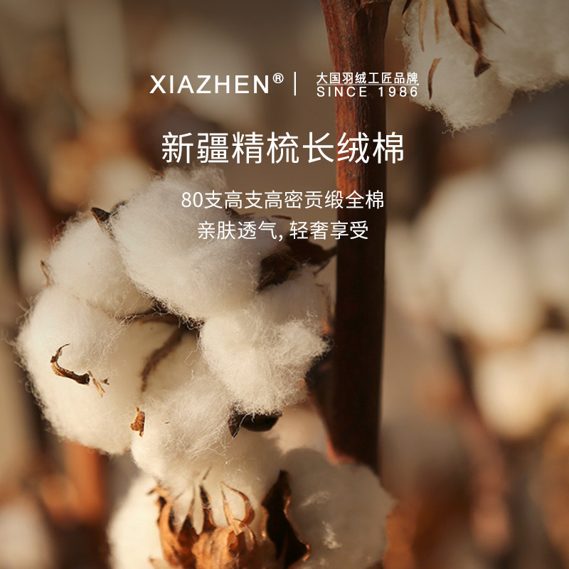 霞珍95白鸭绒枕头护颈椎助睡眠专用枕80支全棉五星级酒店羽绒枕芯,淘宝优惠券,粉丝福利购,淘宝优惠卷