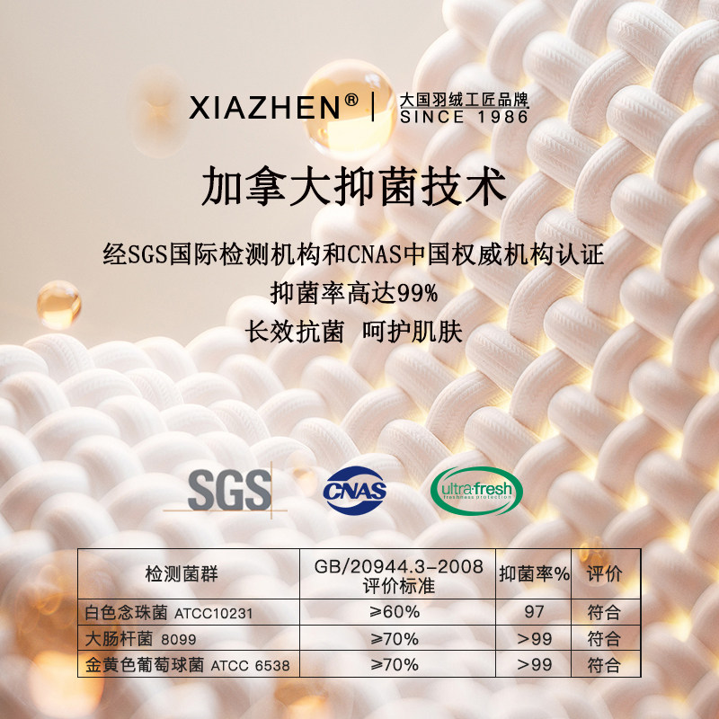 霞珍羽绒被95白鹅绒加厚冬被五星级酒店春秋被子保暖抗菌暖气被芯,淘宝优惠券,粉丝福利购,淘宝优惠卷