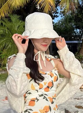日本文艺棉麻透气遮阳帽春夏韩国薄款太阳防晒帽子女跨境渔夫帽厂