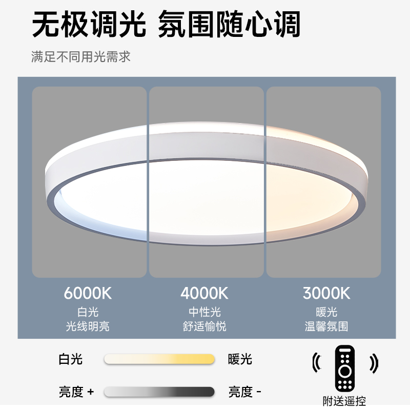 FSL佛山照明护眼客厅吸顶灯现代简约大户型米家灯具2024年新款-图3