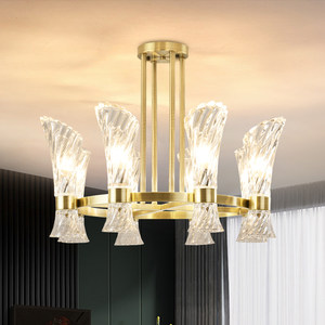 FSL佛山照明 美式家用吊灯客厅卧室家用现代简约创意吊灯灯具灯饰