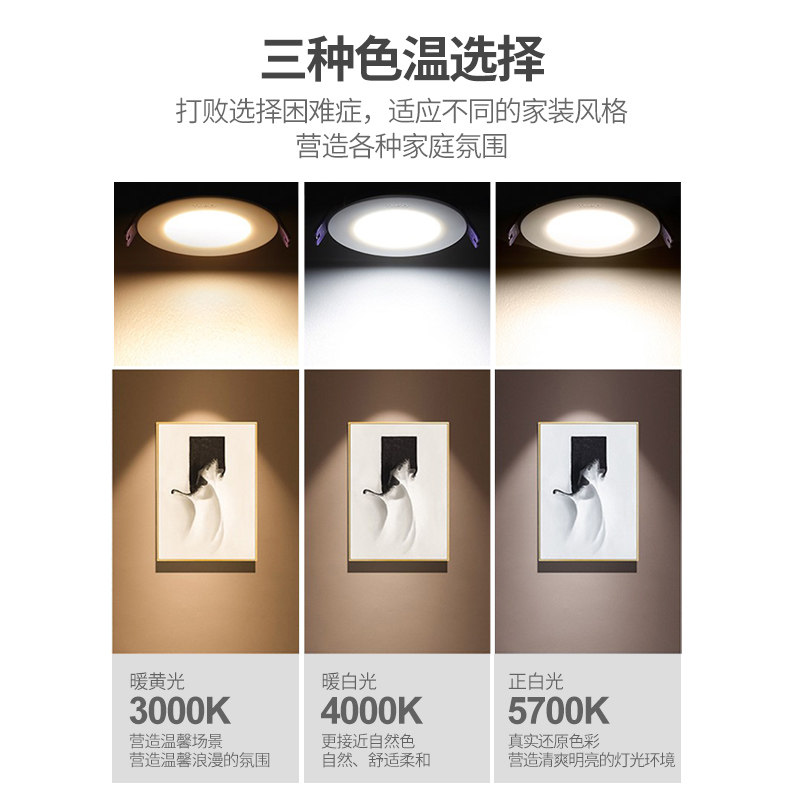 佛山照明led射灯牛眼灯嵌入式洗墙客厅吊灯过道家用筒射灯天花灯,淘宝优惠券,粉丝福利购,淘宝优惠卷