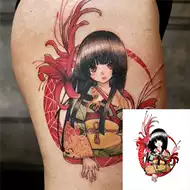 地狱少女纹身 新人首单立减十元 21年8月 淘宝海外