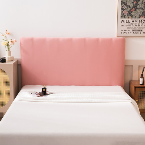 弹力床头罩套全包防滑欧式软包布艺靠背不规则公主床头防尘保护罩 - 图1