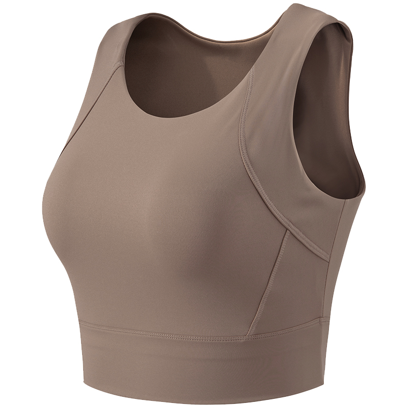 一体式减震运动内衣跑步透气全罩杯瑜伽背心2024年新款健身文胸女 - 图3
