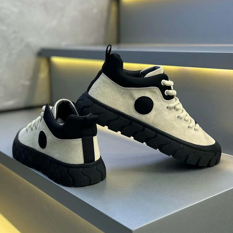 潮牌男鞋2025年秋冬新款时尚百搭休闲鞋软底舒适加绒保暖运动鞋男 - 图2