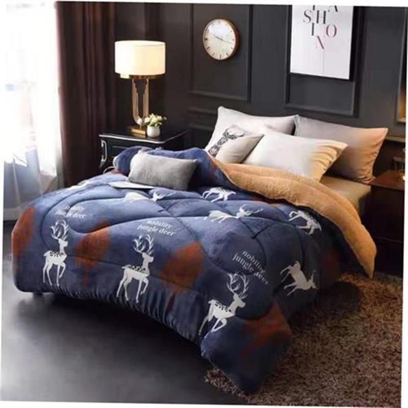 Winter thick Warm Flannel Comforter Duvet Quilt Blanket beds - 图2