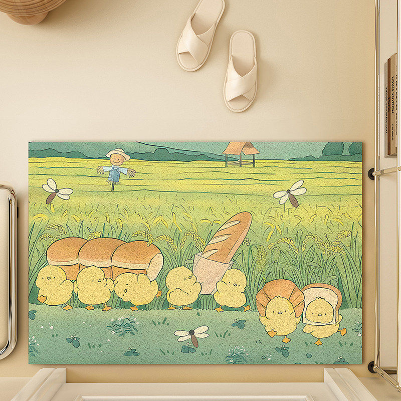 Entrance door floor mat 2026 new stain-resistant wire ring entrance door