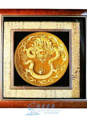 厦门漆线雕生日礼物实木框工艺品