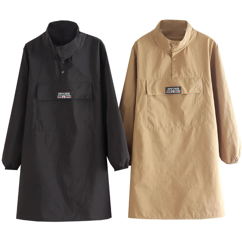 洋气新款工作罩衣上班宠物美容店防水简约围裙男定制logo印字工装,淘宝优惠券,粉丝福利购,淘宝优惠卷