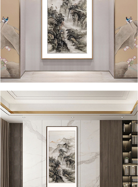 纯手绘旭日东升真迹字画