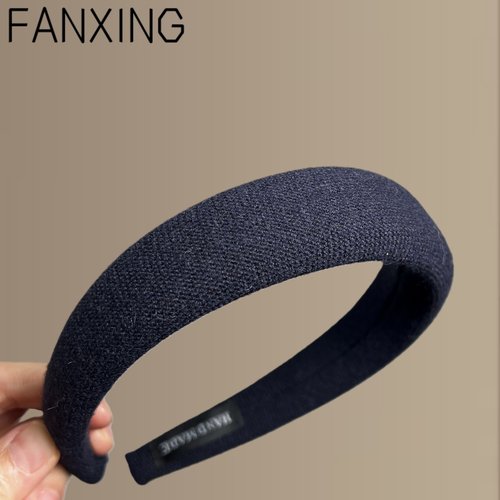 【焦糖奶咖】甜美海绵高颅顶发箍法式针织头箍日常旅行发卡洗脸 - 图3