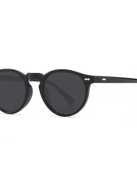 圆形小框复古墨镜男女同款