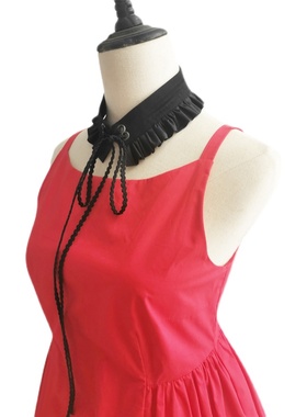 布料宽边系绳女包邮项链