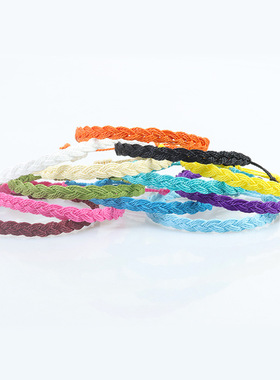 波西米亚手工编织手绳百搭淡雅