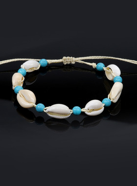 波西米亚海洋风时尚贝壳手链手绳