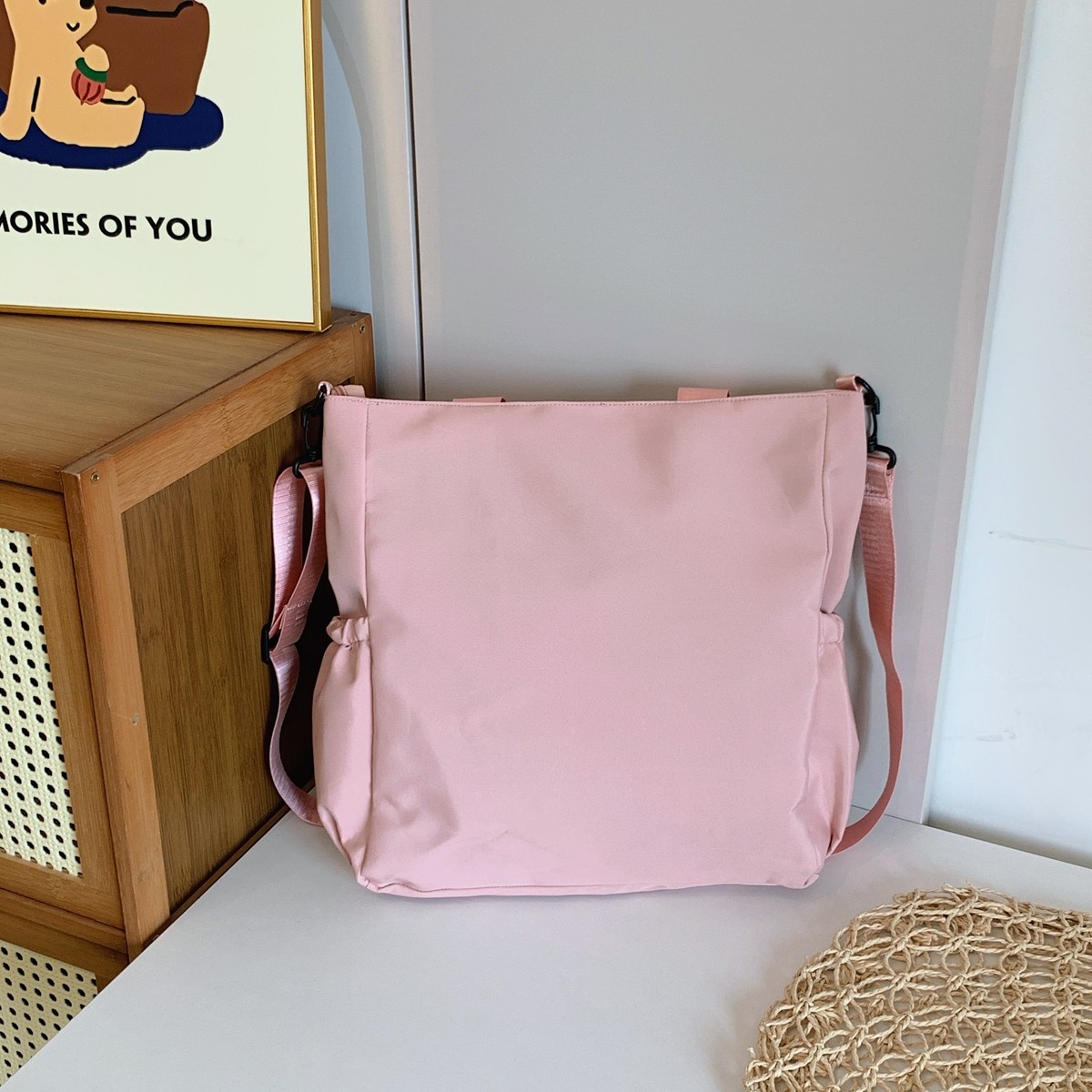 帆布包女2024大学生手提托特包百搭大容量上课包休闲简约单肩包,淘宝优惠券,粉丝福利购,淘宝优惠卷