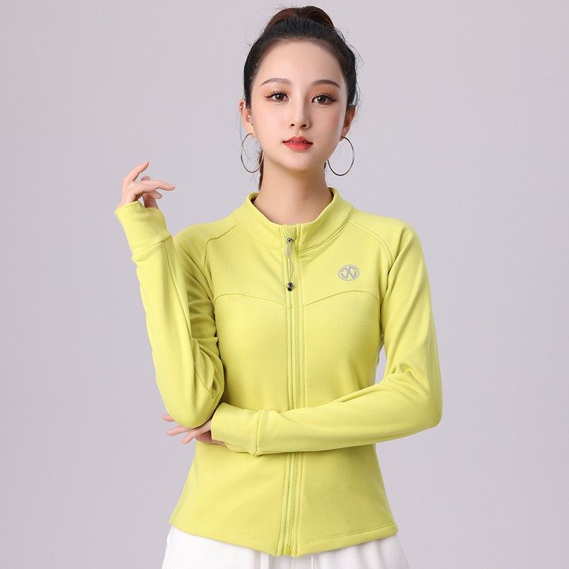 冬季新款加绒长袖开衫运动户外速干保暖瑜伽服健身时尚全拉链外套,淘宝优惠券,粉丝福利购,淘宝优惠卷