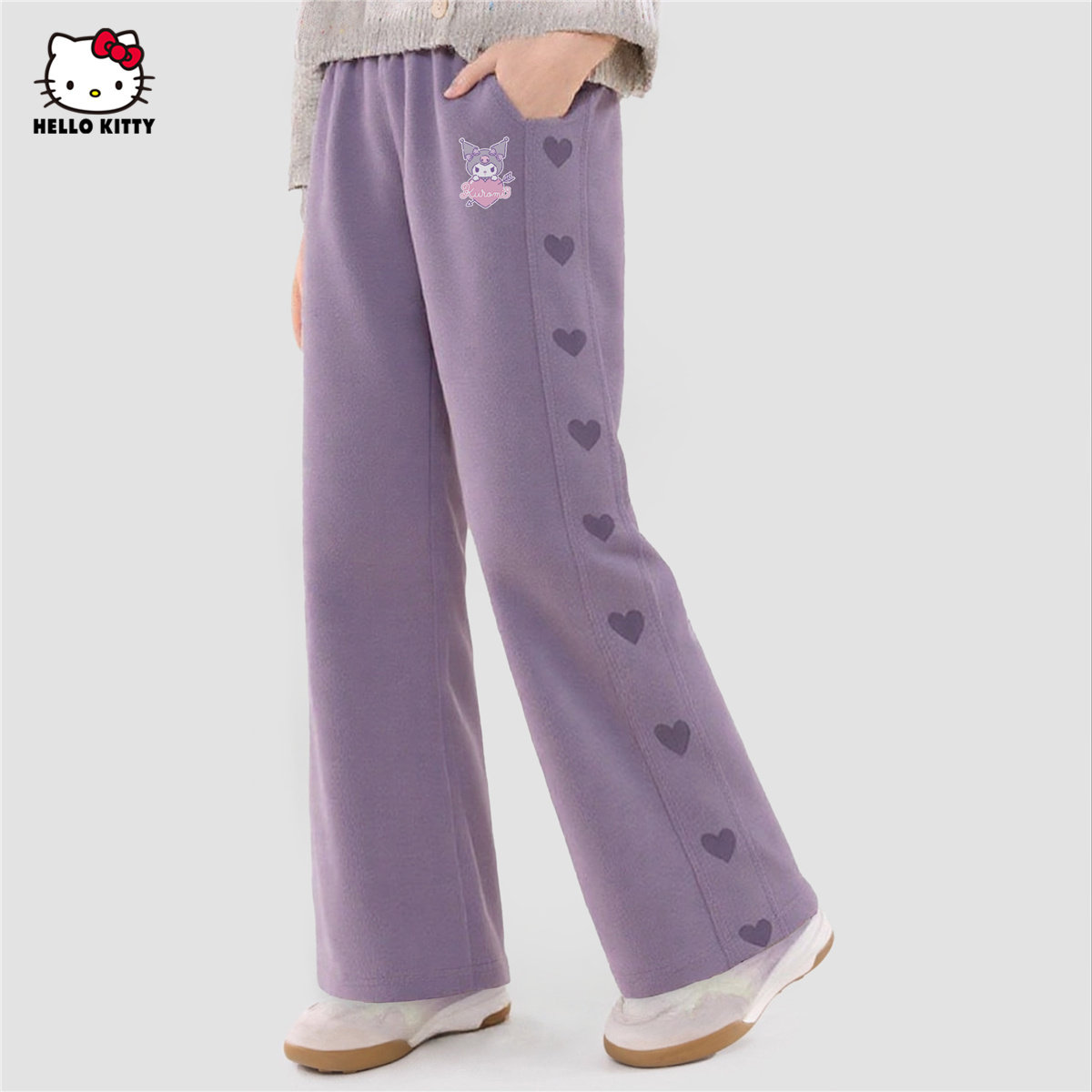 HelloKitty童装女童休闲裤儿童宽松卫裤2025秋装新品中大女孩裤子,淘宝优惠券,粉丝福利购,淘宝优惠卷