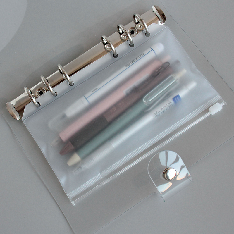 a6活页本袋子a5拉边袋拉链袋收纳票据袋学生a7手帐本透明拉防水袋,淘宝优惠券,粉丝福利购,淘宝优惠卷