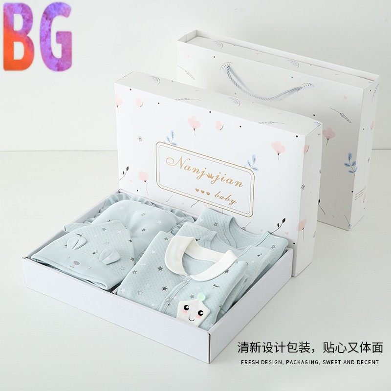 秋冬刚出生满月礼物新生儿套装礼盒 bg服饰婴儿礼盒