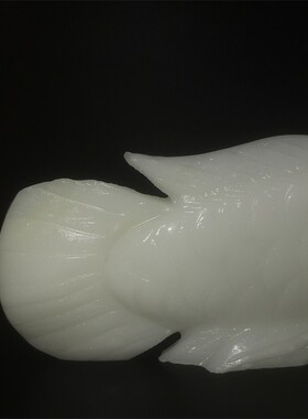 白玉石摆件手工客厅天然招财锦鲤