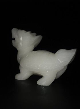 天然小号招财龙龟神兽玄武龟摆件