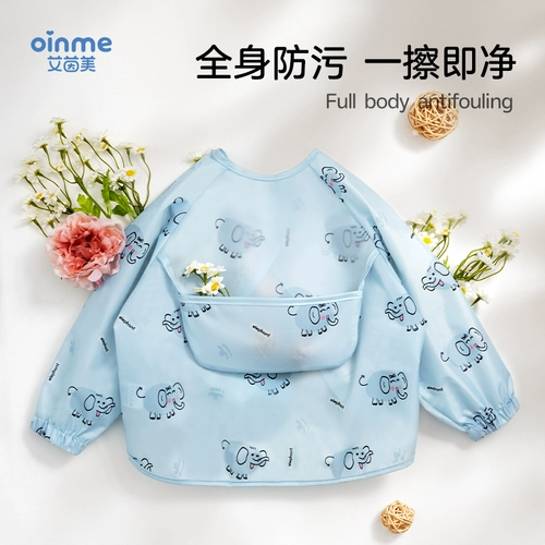 Детский слюнявчик, водонепроницаемый летний фартук для рисования, анти-грязь