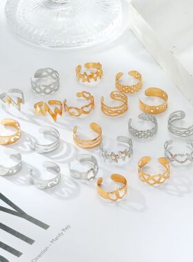 10 sets of foot rings开口脚戒10件套蛇形几何可调节沙滩脚指环