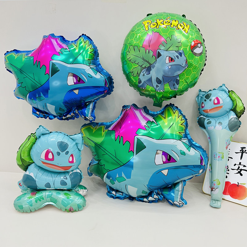 比卡丘宠物小精灵宝可梦杰尼龟小火龙站立皮卡丘神奇宝贝铝膜气球,淘宝优惠券,粉丝福利购,淘宝优惠卷
