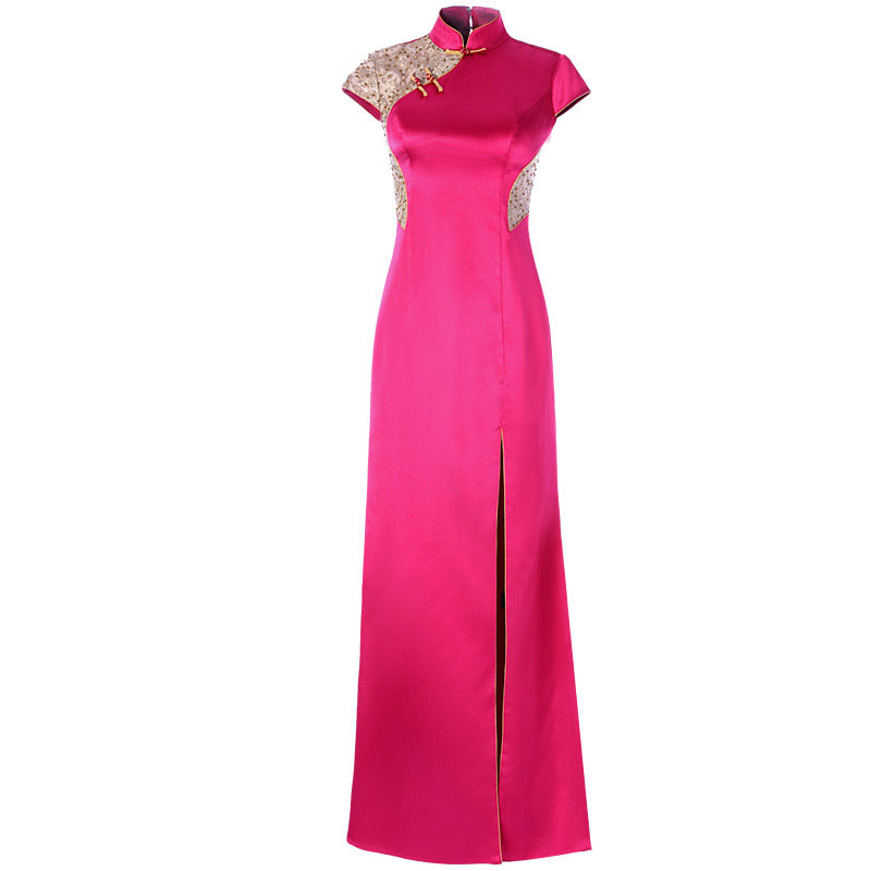 多丽琦改良旗袍女复古长款连衣裙 多丽琦服饰旗袍